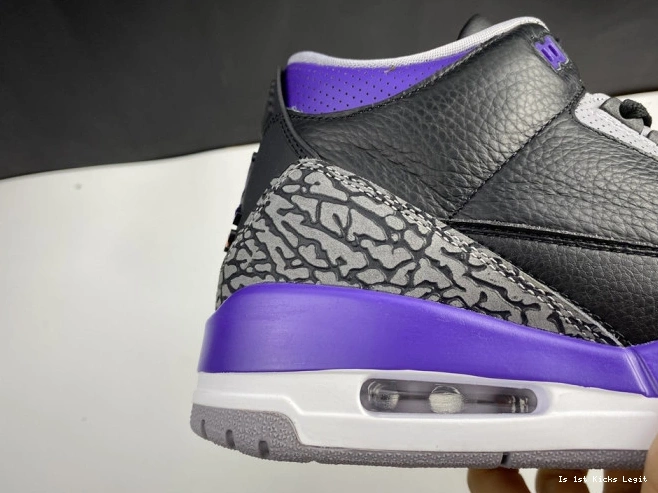 Black Court 050 Retro CT8532 3 Purple Jordan Air 0819